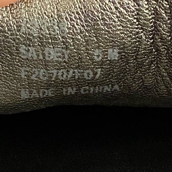 Coach Saidey Black Leather Embossed Slip On Loafers - Picture 7 of 8